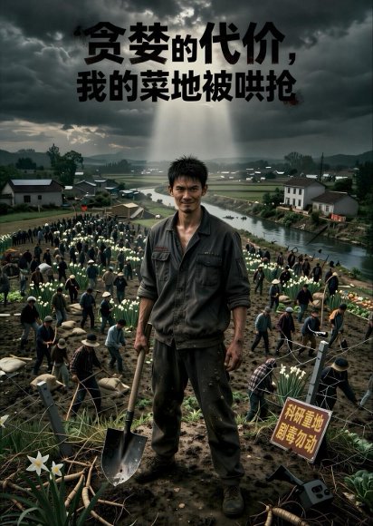 贪婪的代价，我的菜地被哄抢（44集）Ai短剧 高清完整版